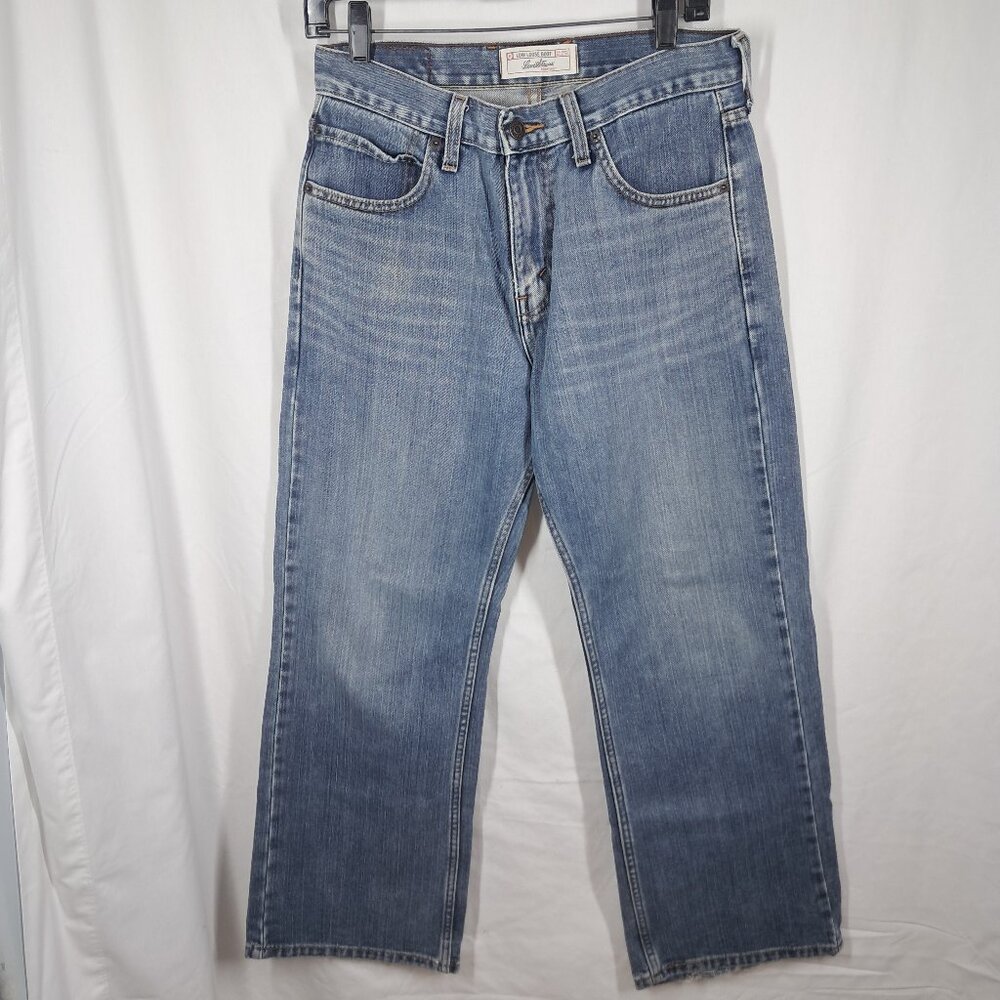 Levi's Strauss Signature Men's 29x30 Low Loose Boot Cut Jeans Y2K